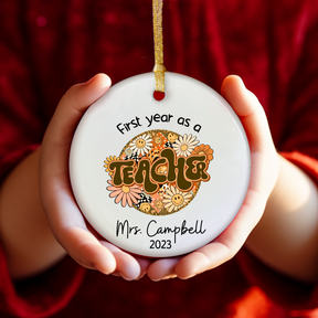 Teacher Ornament - Personalized Teacher Appreciation Gift