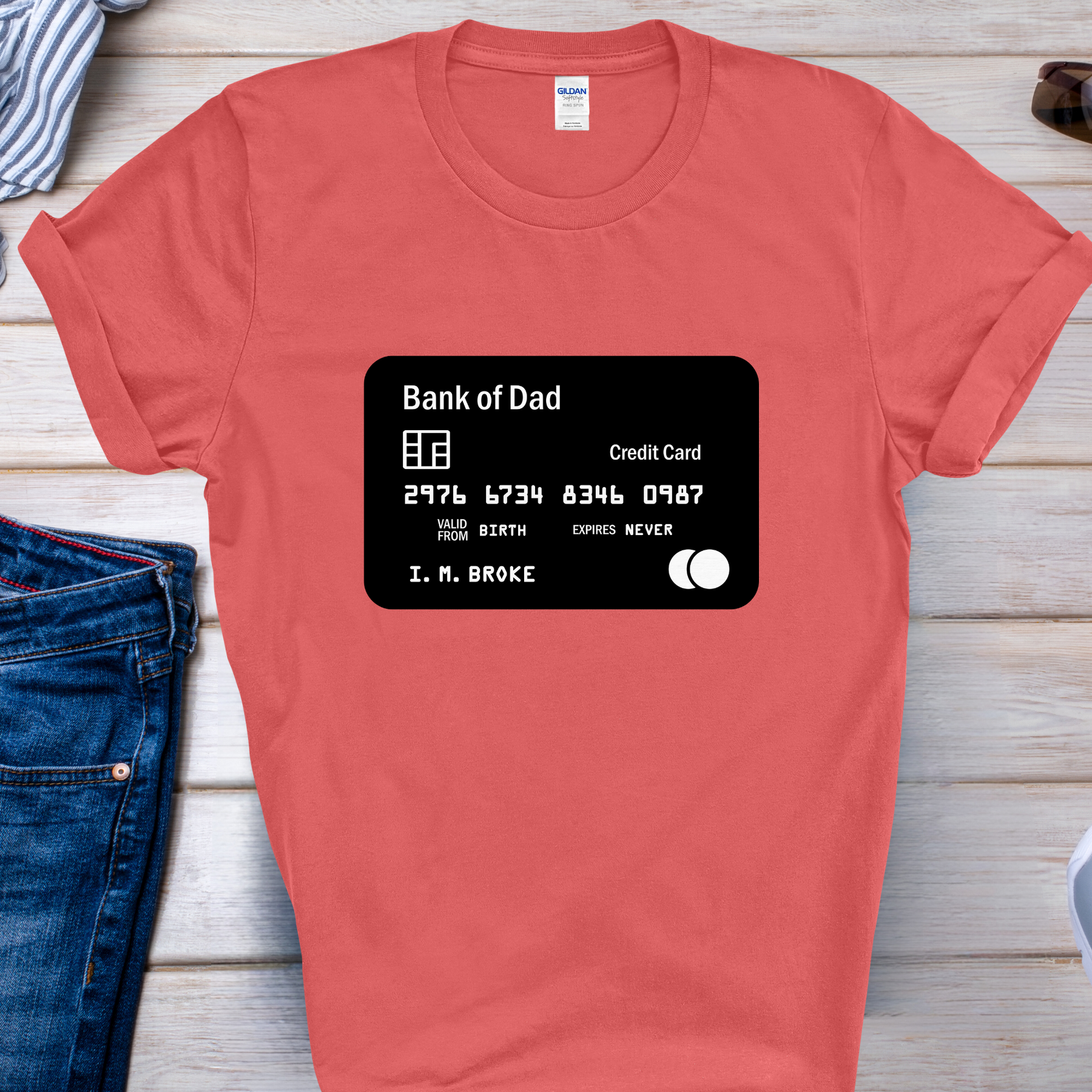 Funny Dad TShirt -Gift For Girl Dad