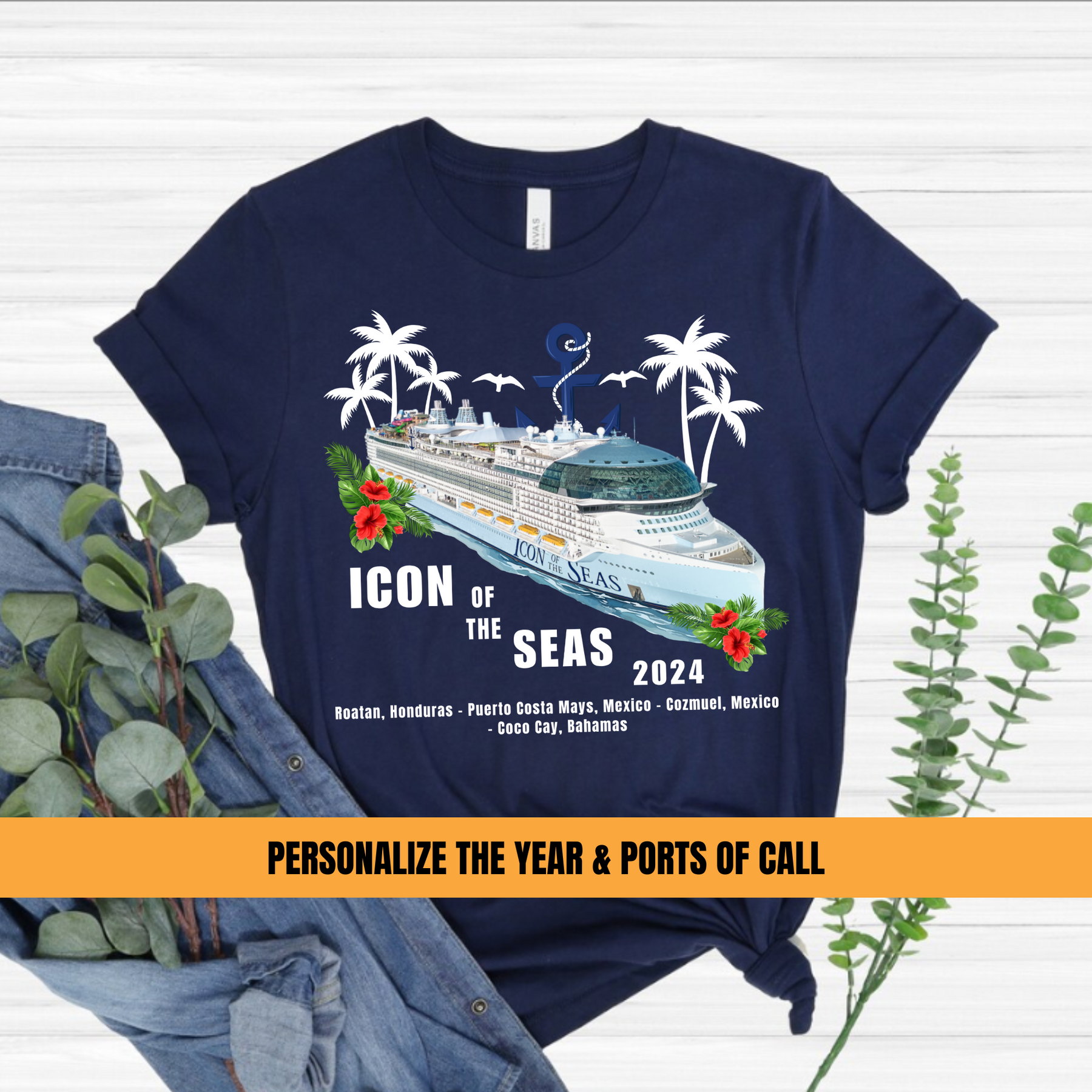 Icon Of The Seas Custom Cruise Shirt - Family Matching Tee