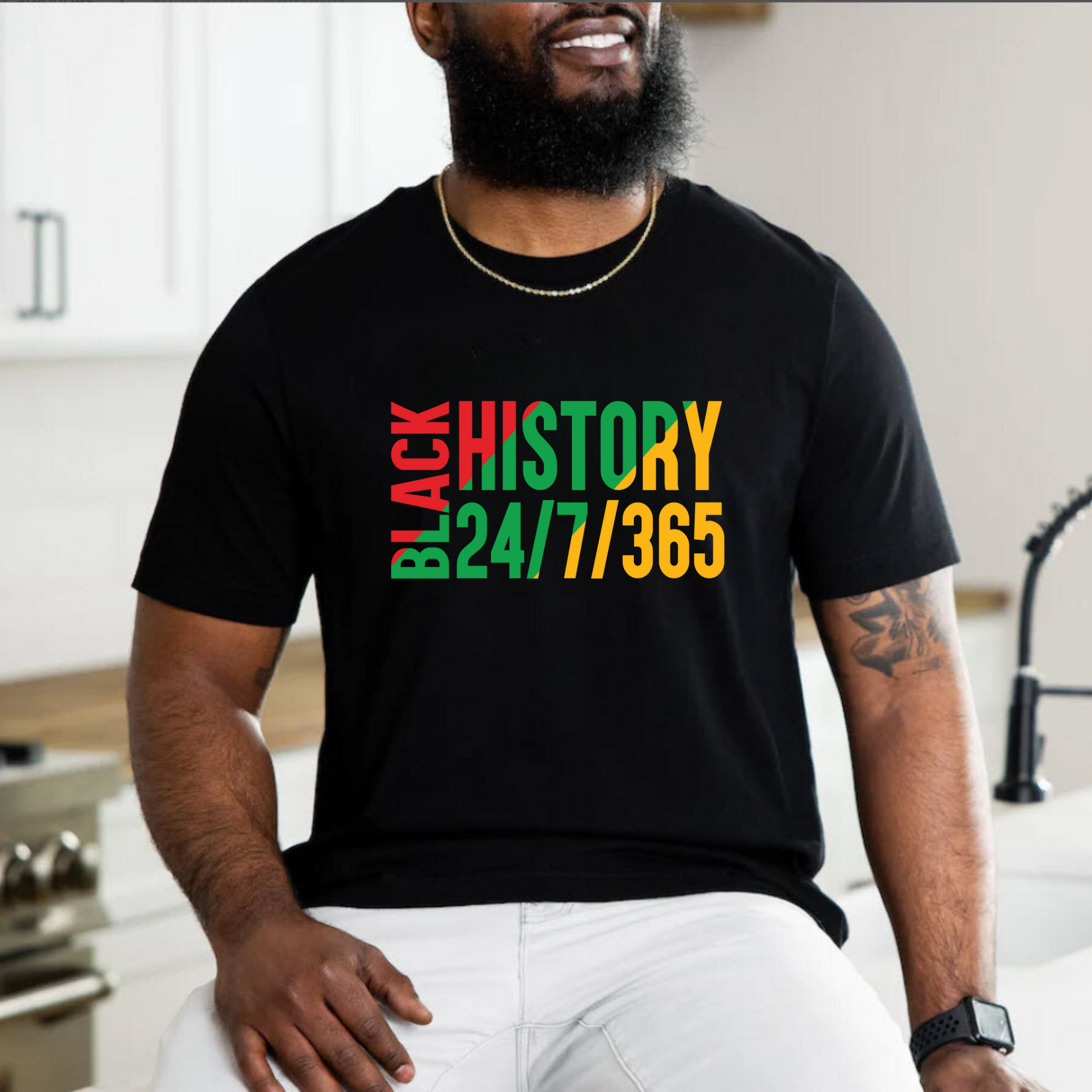 Black History Every Day T-Shirt - Black Culture Tee