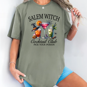 Salem Witch Cocktail Club Salem Witch Shirt For Fall Themed Party Witch Club Shirt It's Spooky Season Yall Salem Witch Sweatshirt Halloween