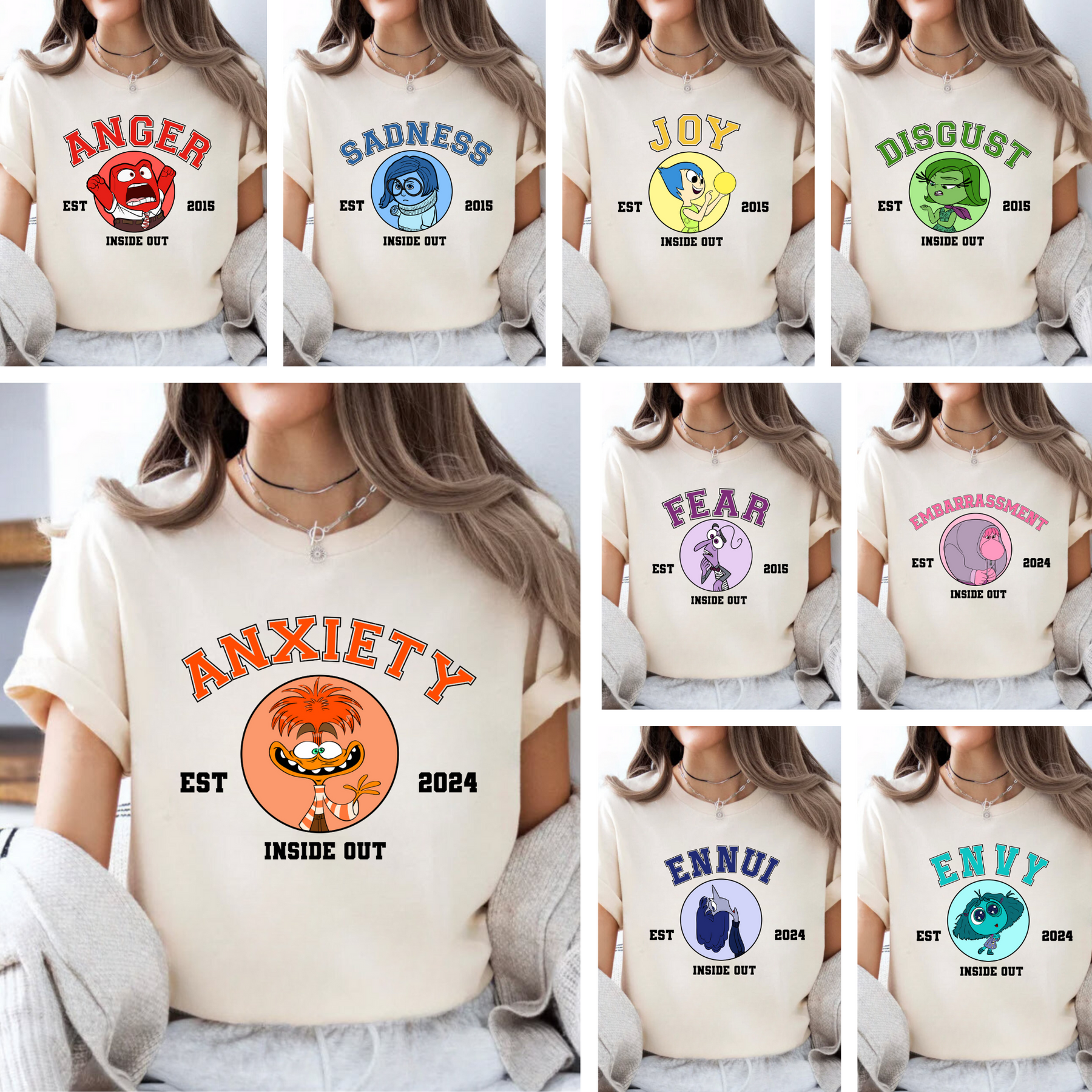 Inside Out 2 Emotions Shirt - Its OK to Feel All The Feels