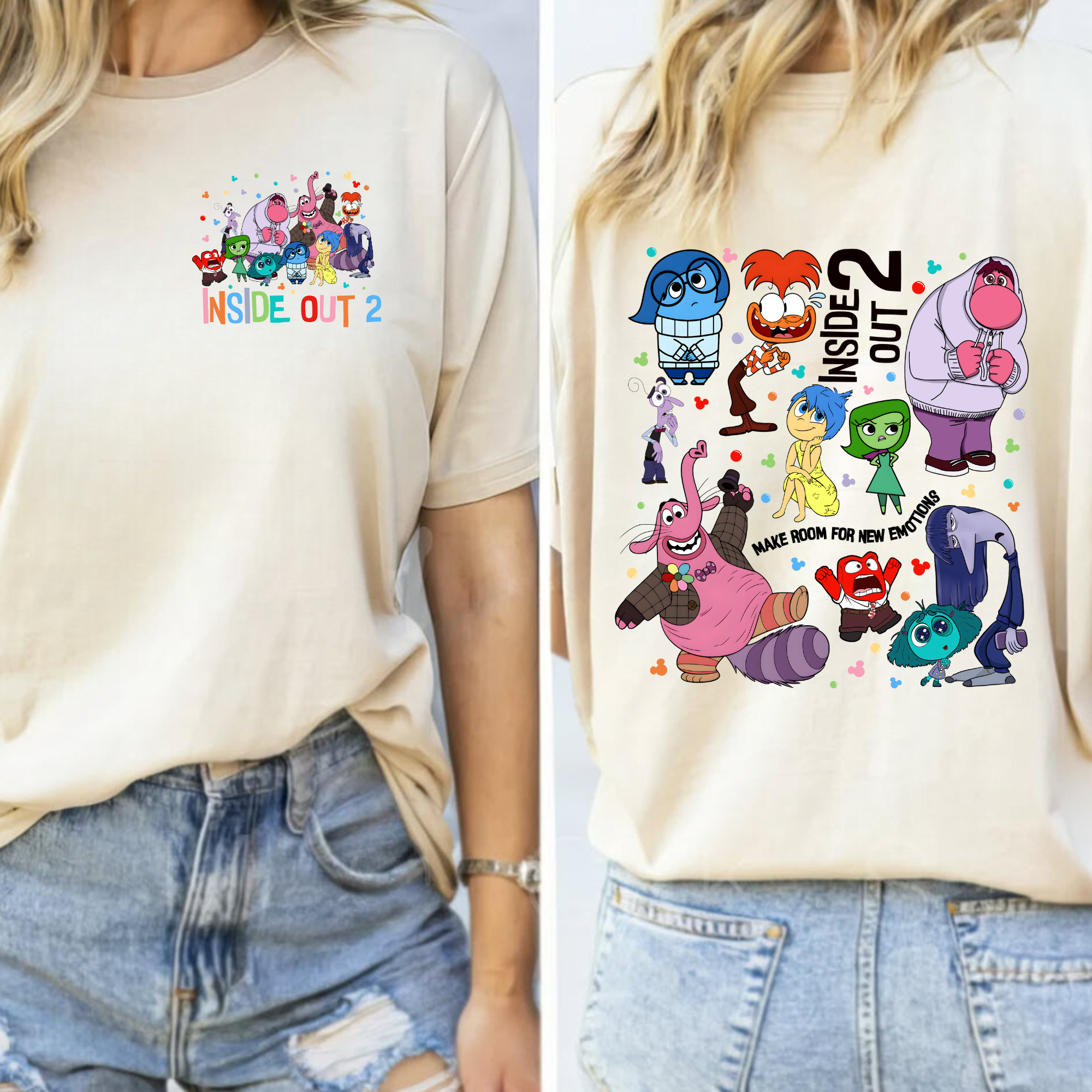 Inside Out 2 Shirt - Ok To Feel All The Feels Emotions Tee