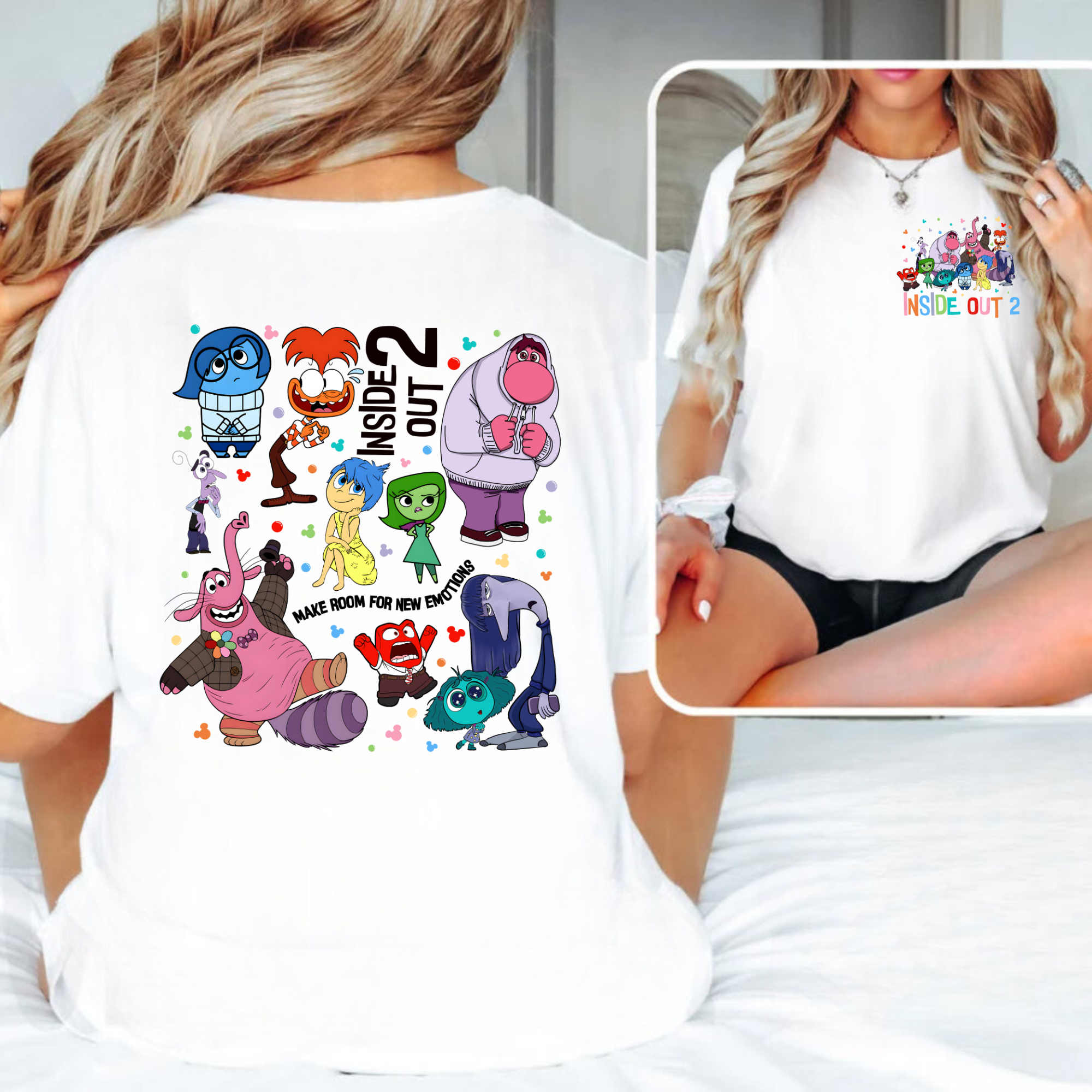 Inside Out 2 Shirt - Ok To Feel All The Feels Emotions Tee