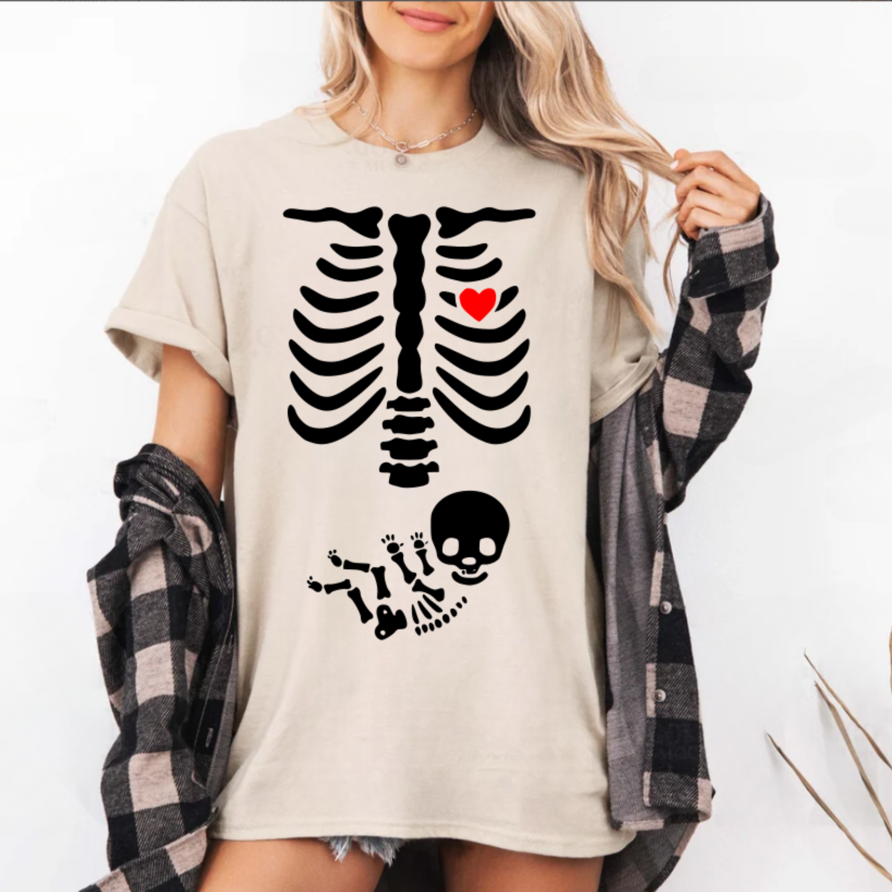 Skeleton Maternity Halloween Costume -  Costume For New Mom