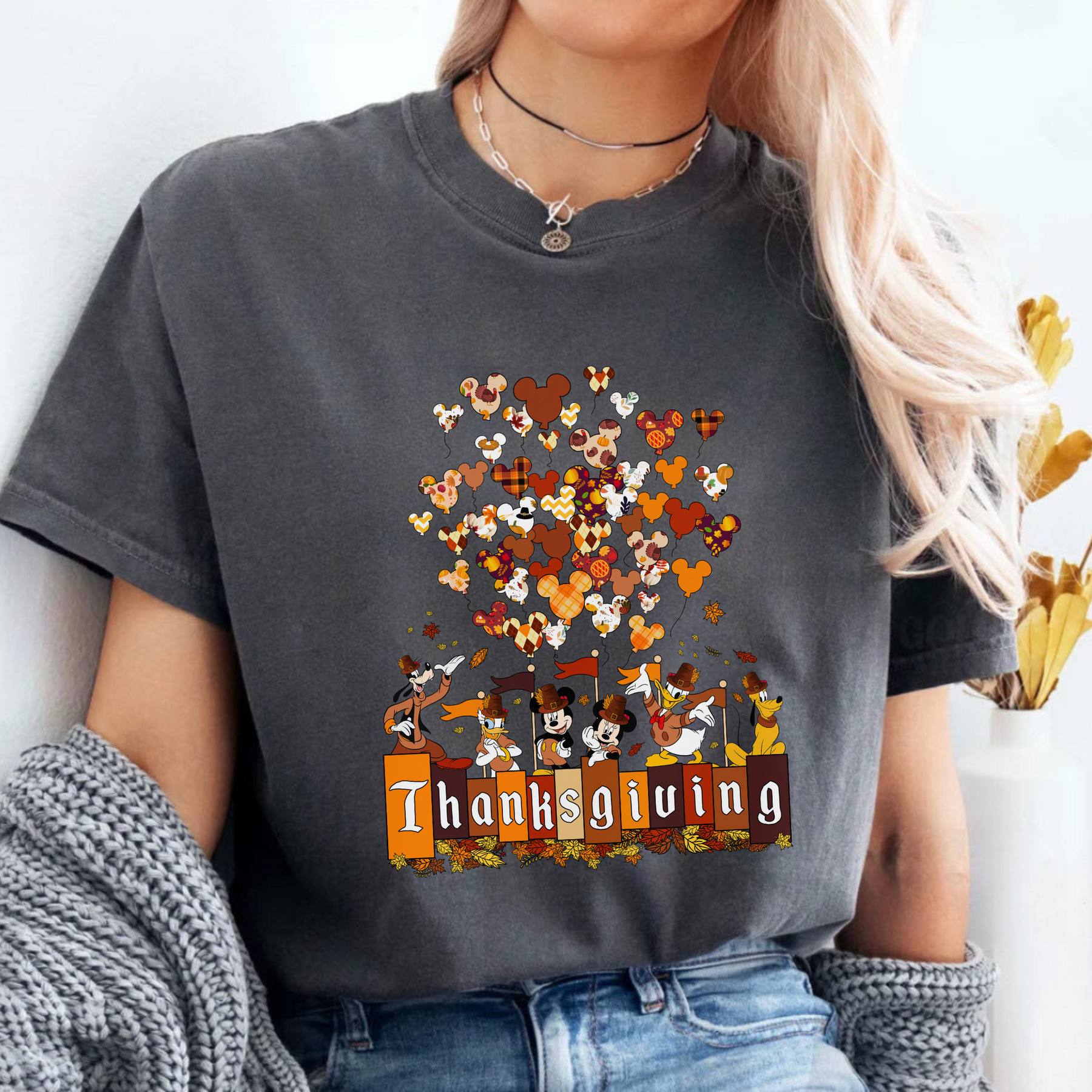 Mickey And Friends Thanksgiving Shirt - Happy Thanksgiving Tee