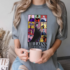 Villains Evil Tour Shirt - Villains Characters Shirt