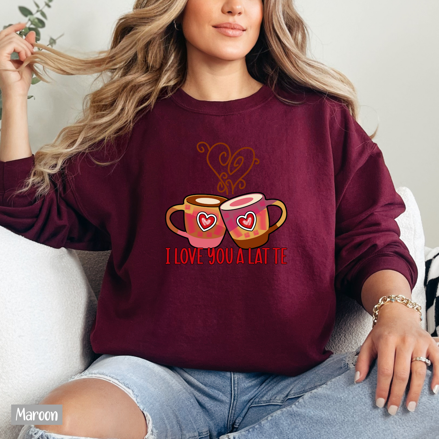 I Love You A Latte Shirt - Gift For Coffee Lover