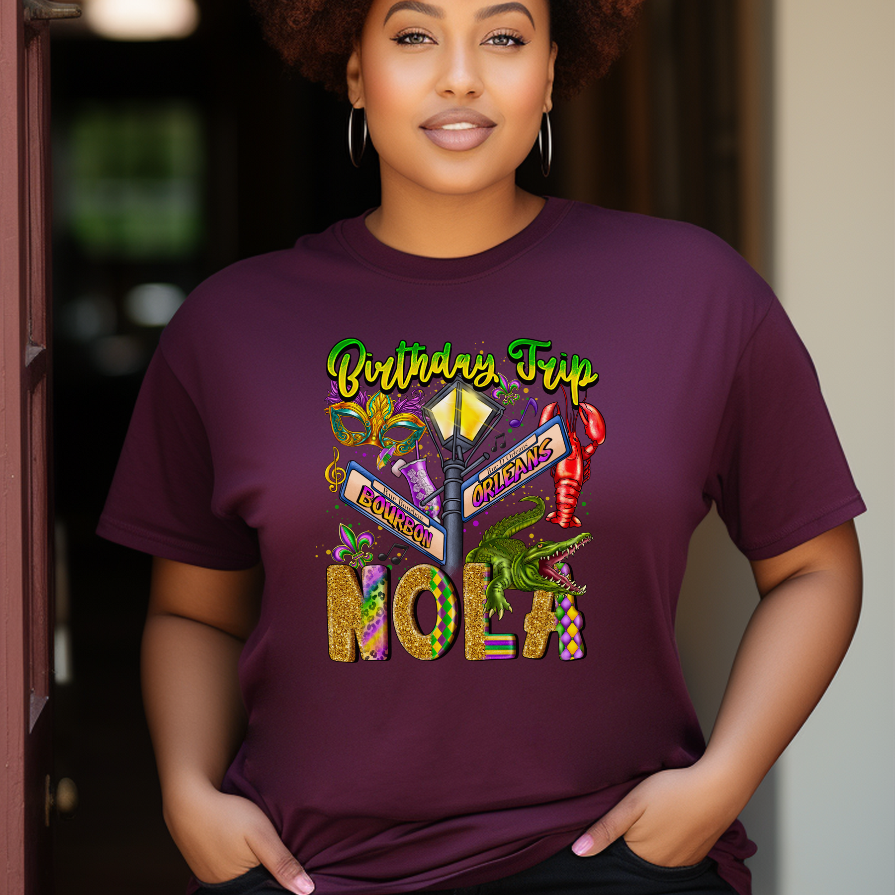 Nola Birthday Shirt - Mardi Gras Gift