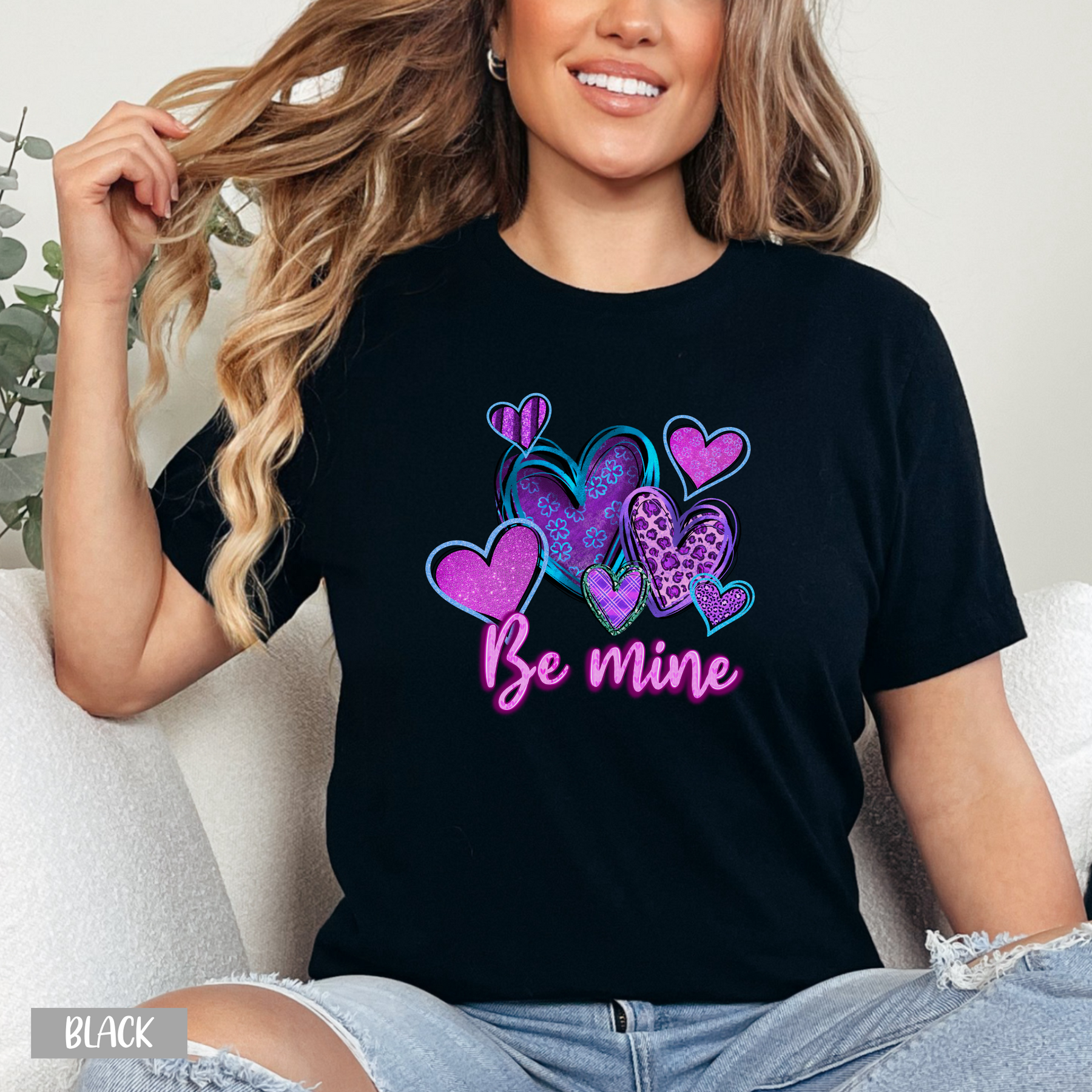 Doodle Heart Valentines Shirt - Gift For Valentine