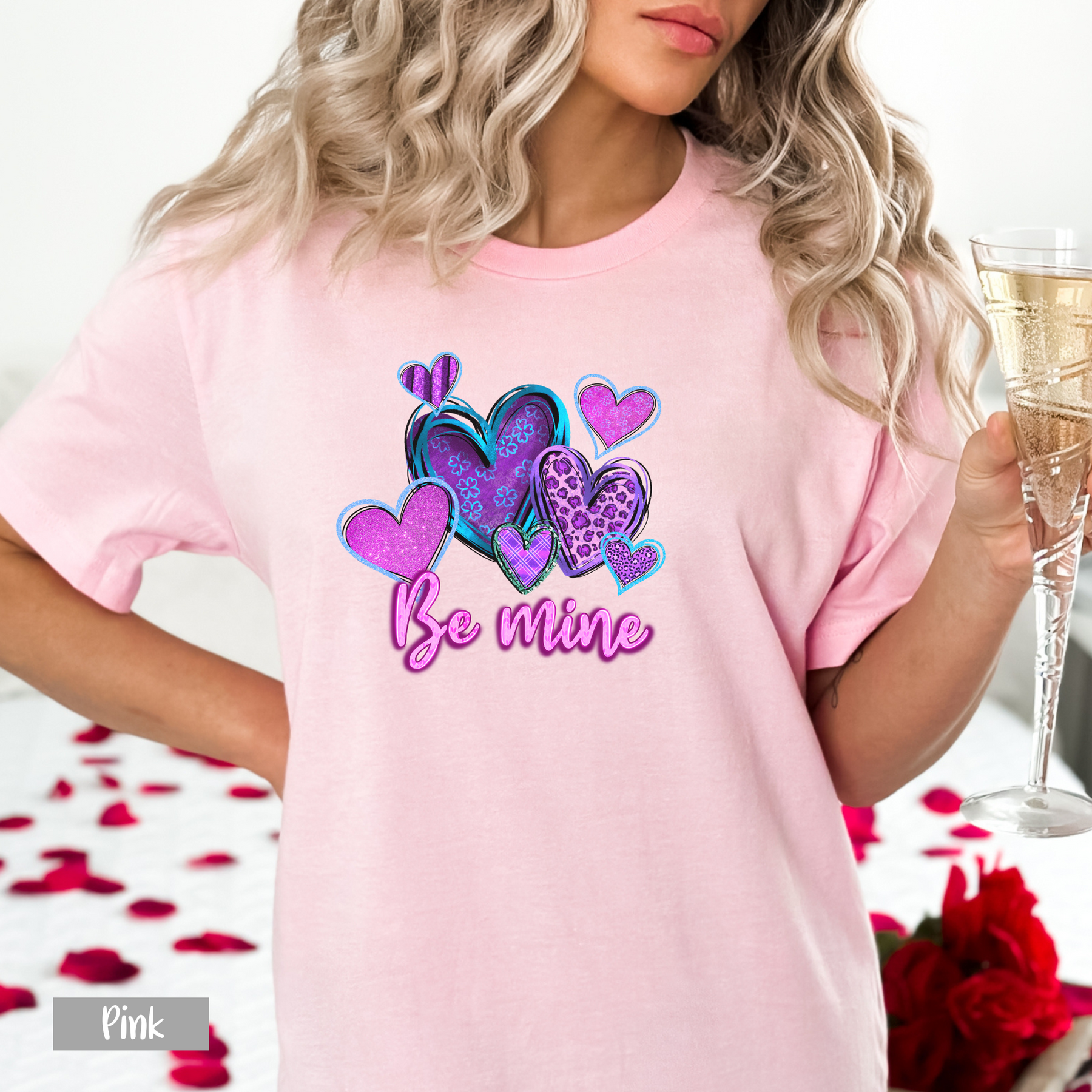 Doodle Heart Valentines Shirt - Gift For Valentine