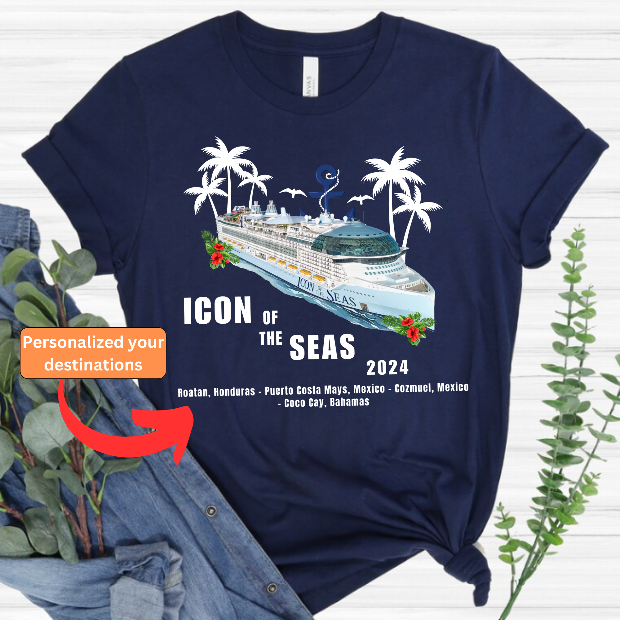Icon Of The Seas Custom Cruise Shirt - Family Matching Tee