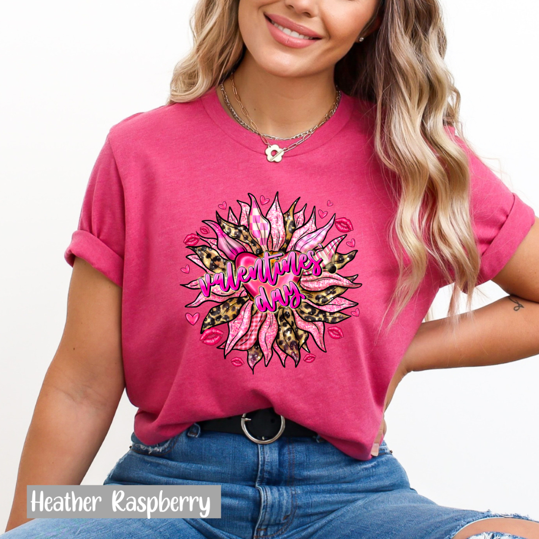 Sunflower Valentines Day Shirt - Gift For Her