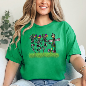 Mardi Gras Dancing Skeletons Shirt - Mardi Gras Gift