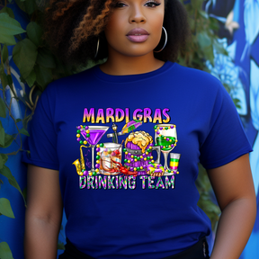 Mardi Gras Drinking Team Shirt - Mardi Gras Gift