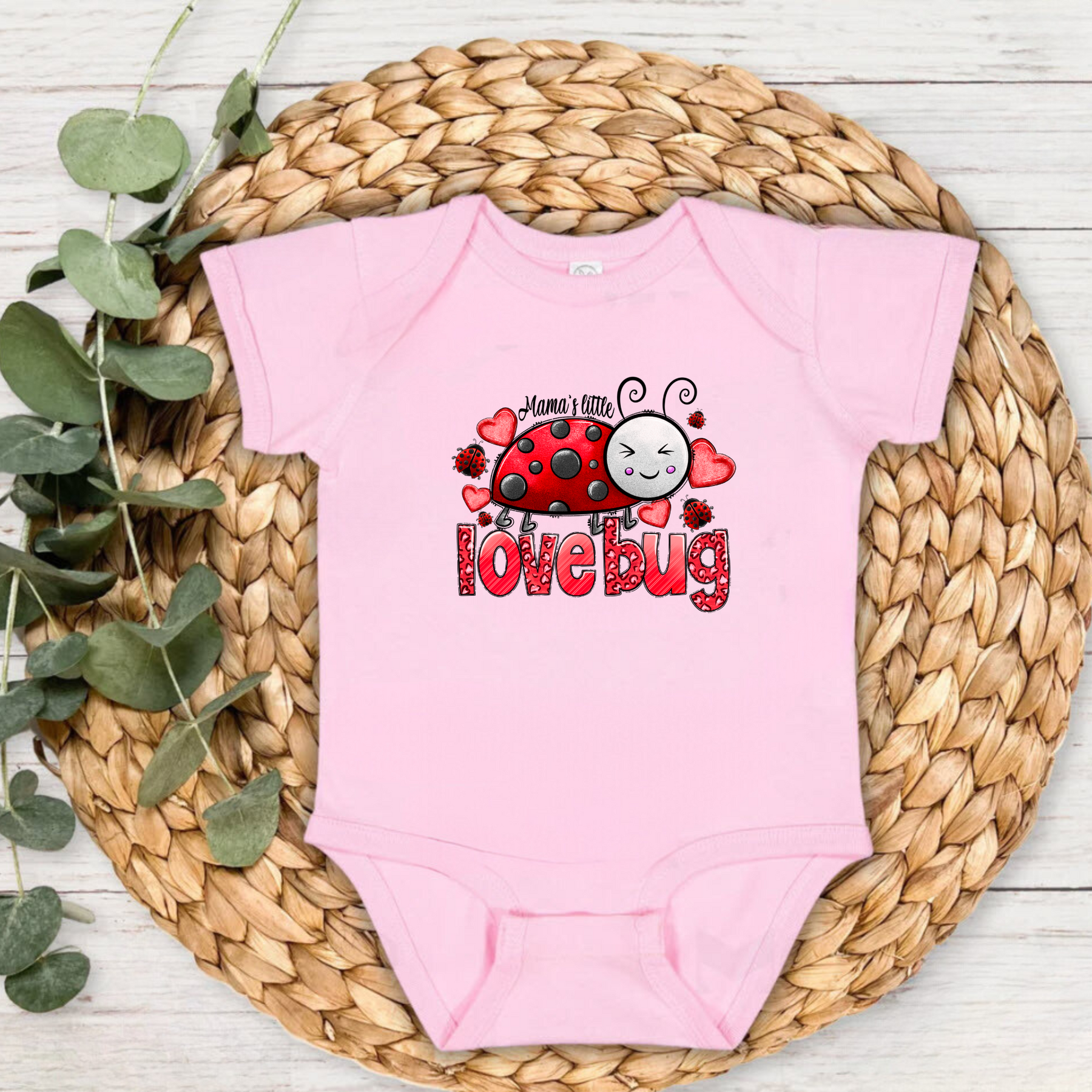 Mama's Little Love Bug Shirt - Valentines Gift