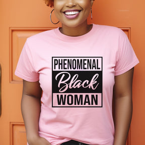 Phenomenal Woman Shirt - Black Women Empowerment