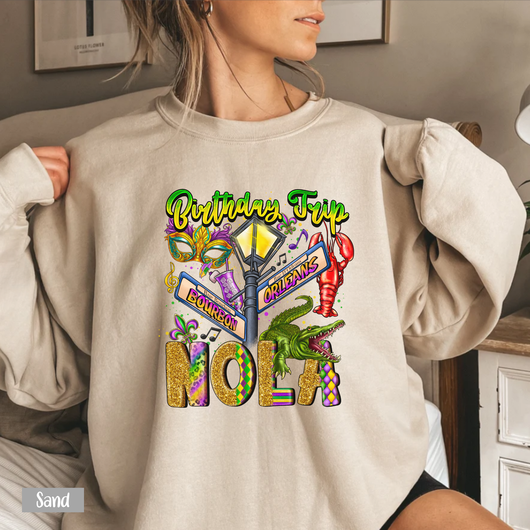 Nola Birthday Shirt - Mardi Gras Gift