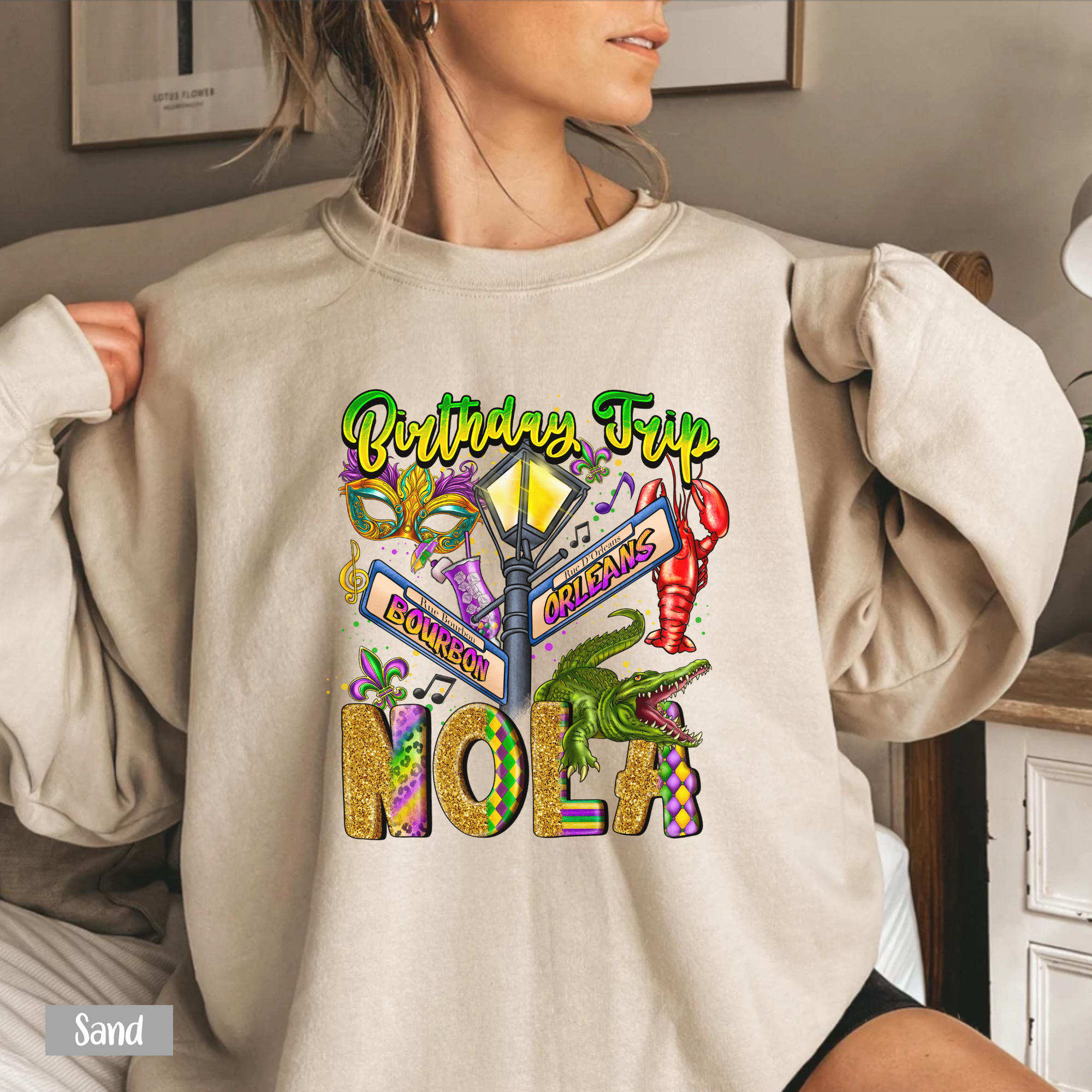 Nola Birthday Squad Shirt - Mardi Gras Gift
