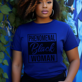 Phenomenal Woman Shirt - Black Women Empowerment