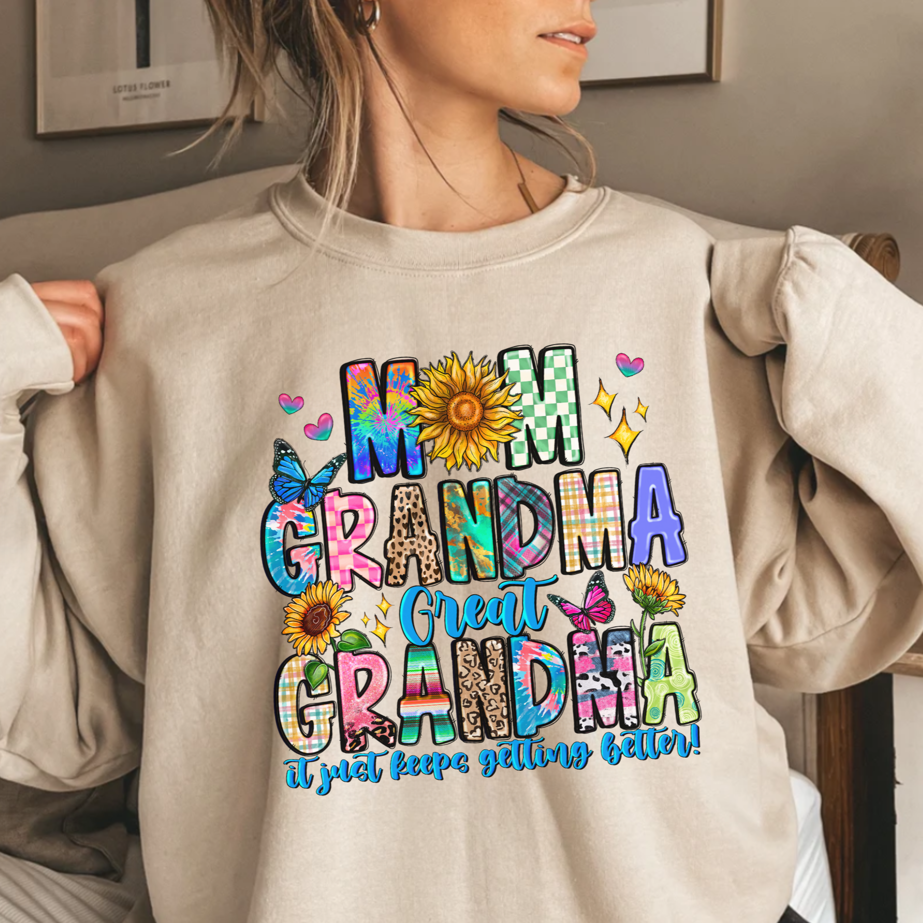 Mom Grandma Great Grandma Shirt -Gift For Her