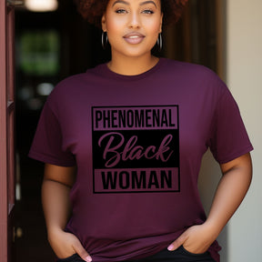 Phenomenal Woman Shirt - Black Women Empowerment