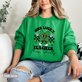 One Lucky Teacher St. Patricks Day Shirt - Personalized Teacher Shirts