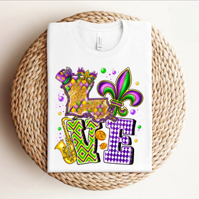 Louisiana Love Shirt - Mardi Gras Gift