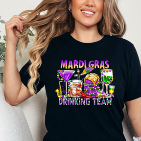 Mardi Gras Drinking Team Shirt - Mardi Gras Gift