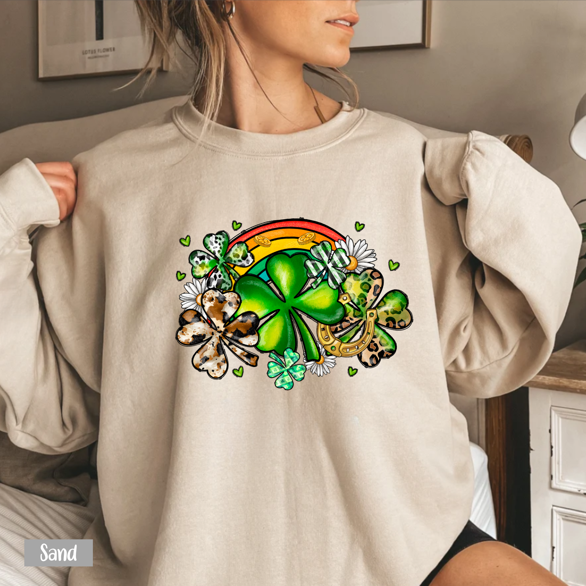 Leopard Print Shamrock Shirt - St. Patrick's Day Gift