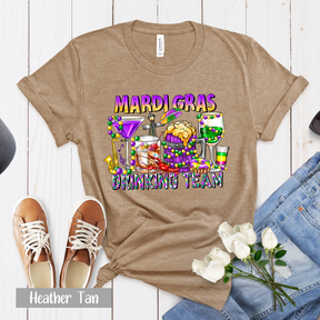 Mardi Gras Drinking Team Shirt - Mardi Gras Gift