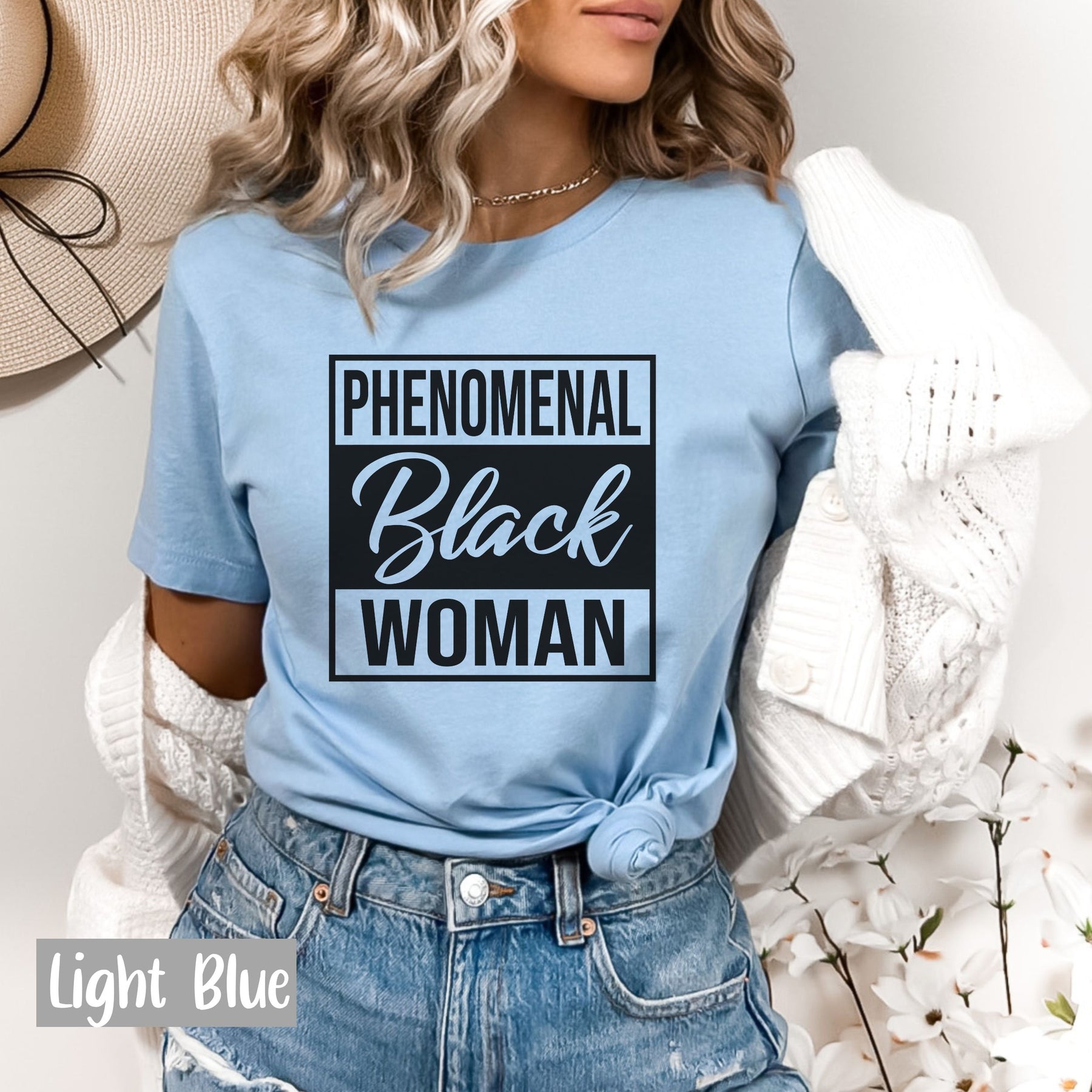 Phenomenal Woman Shirt - Black Women Empowerment