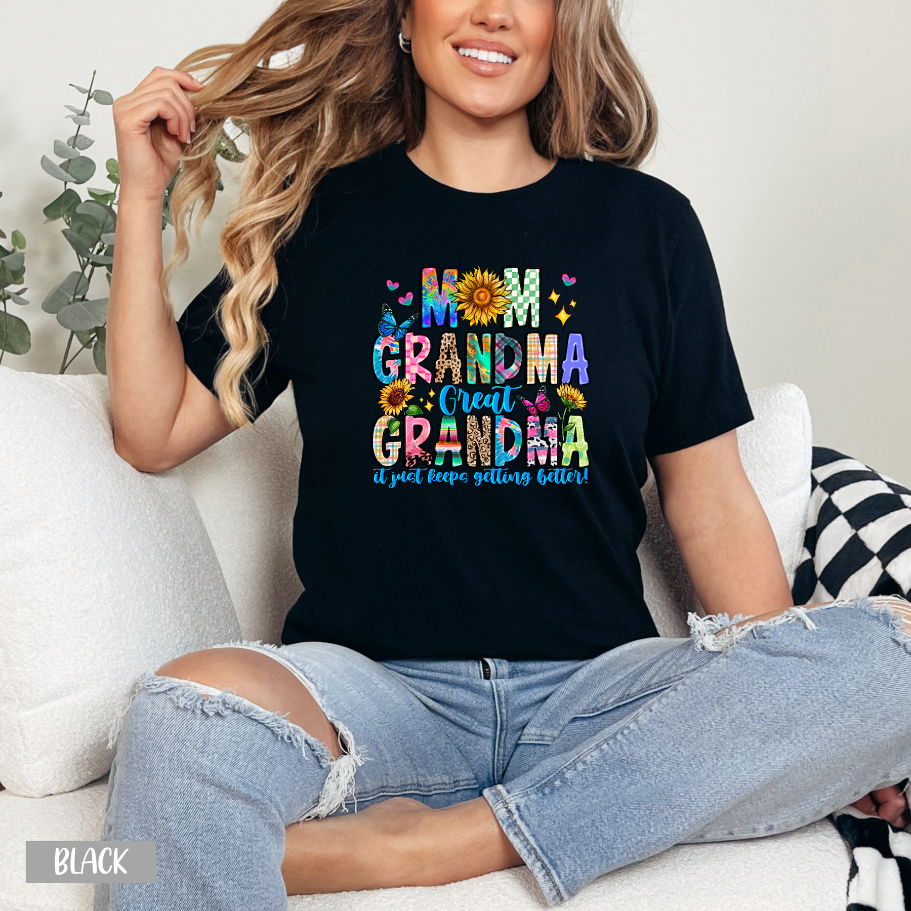 Mom Grandma Great Grandma Shirt -Gift For Her