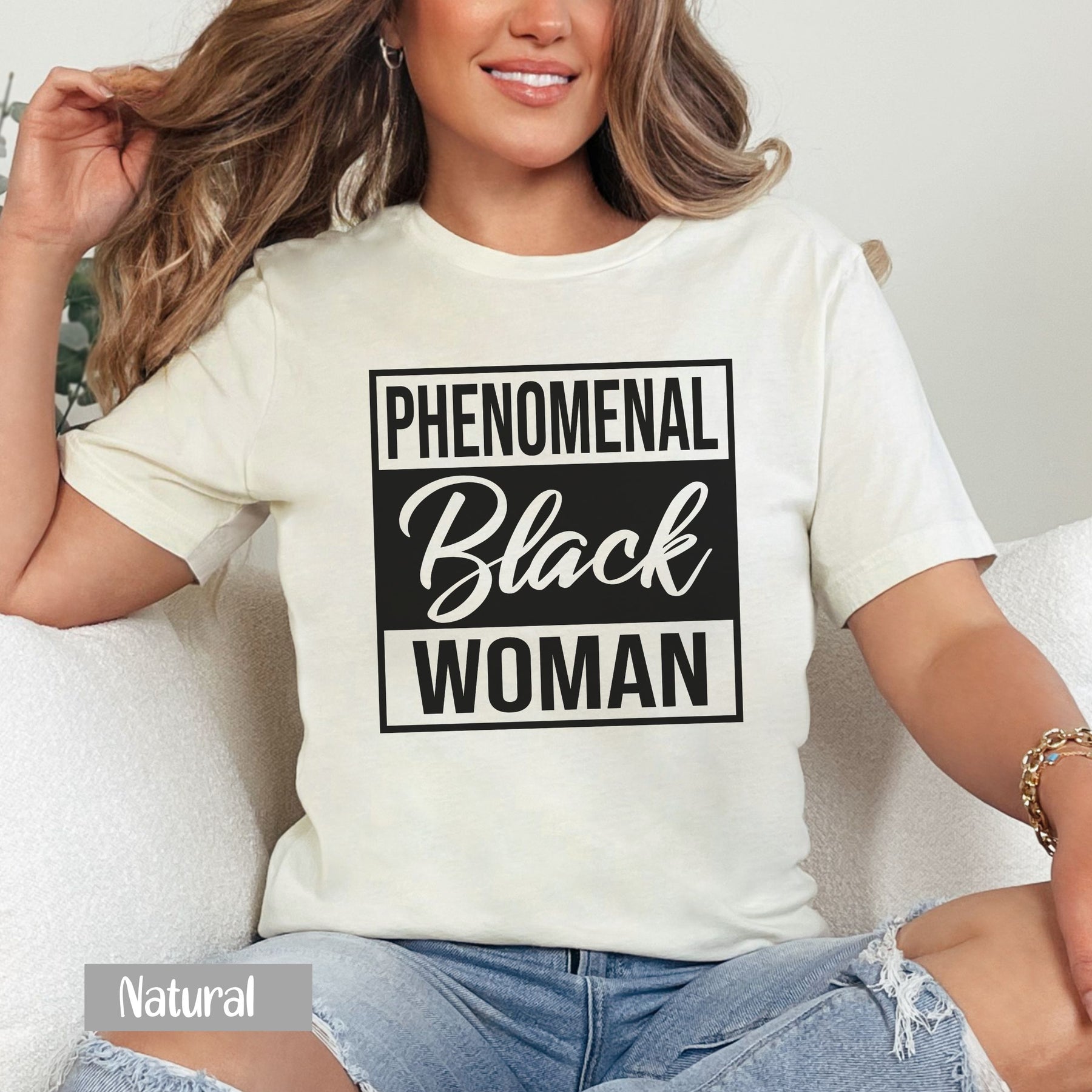 Phenomenal Woman Shirt - Black Women Empowerment