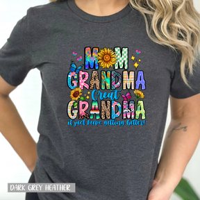 Mom Grandma Great Grandma Shirt -Gift For Her