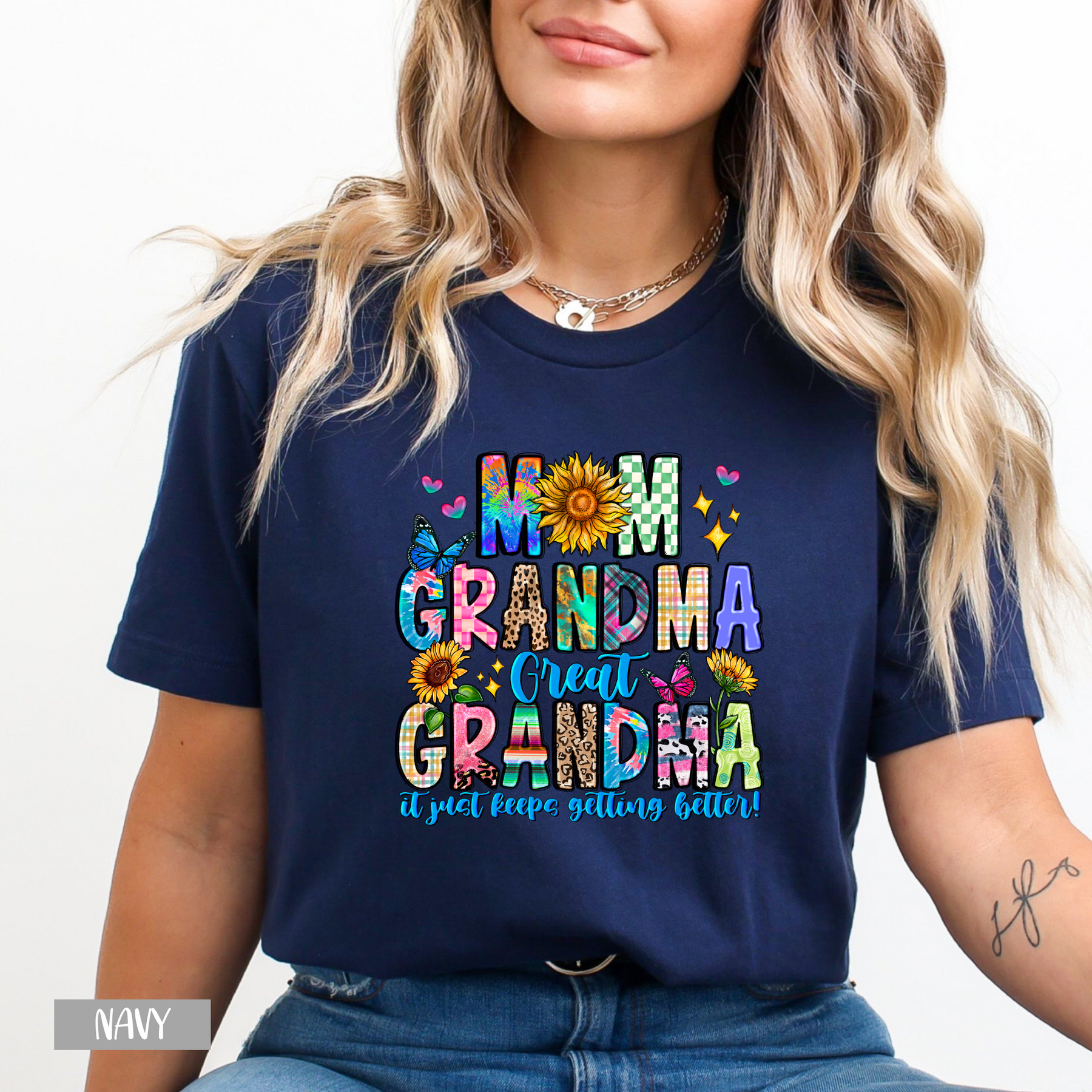 Mom Grandma Great Grandma Shirt -Gift For Her