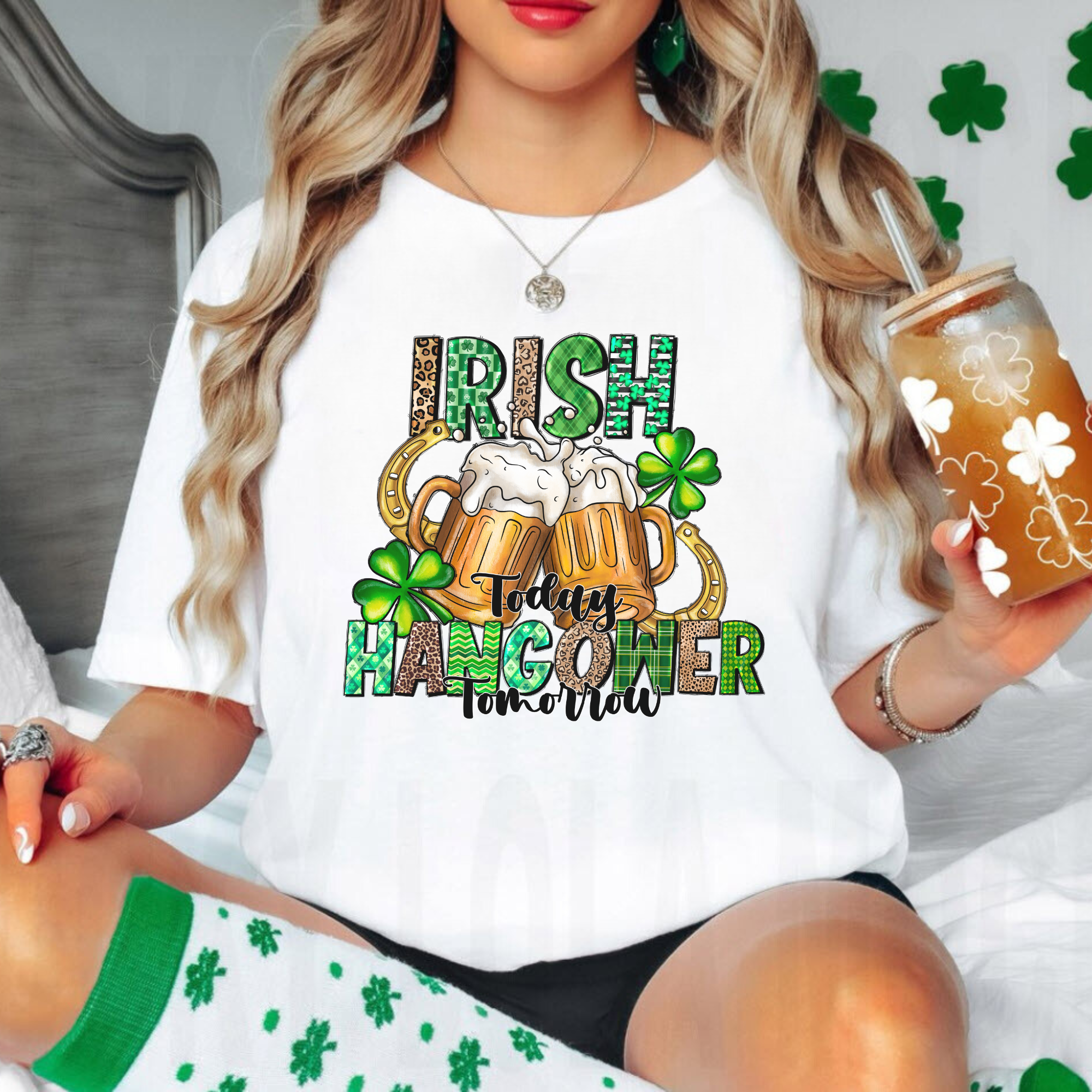 Irish Today Hungover Tomorrow Sweatshirt - St. Patrick's Day Gift
