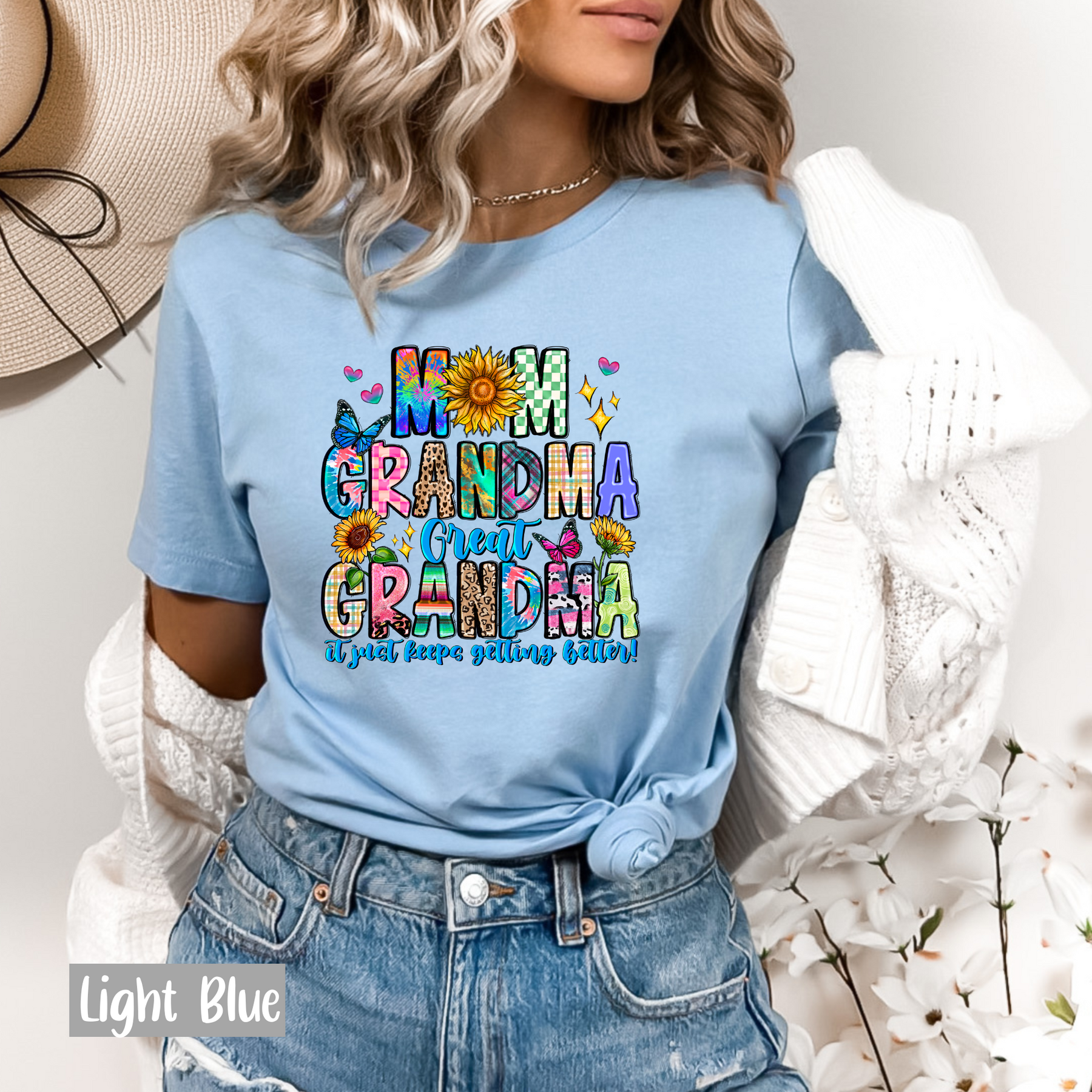 Mom Grandma Great Grandma Shirt -Gift For Her