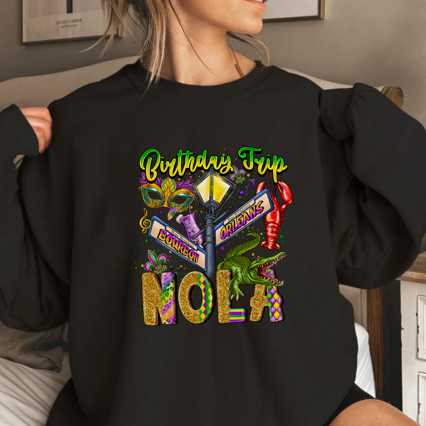 Nola Birthday Shirt - Mardi Gras Gift