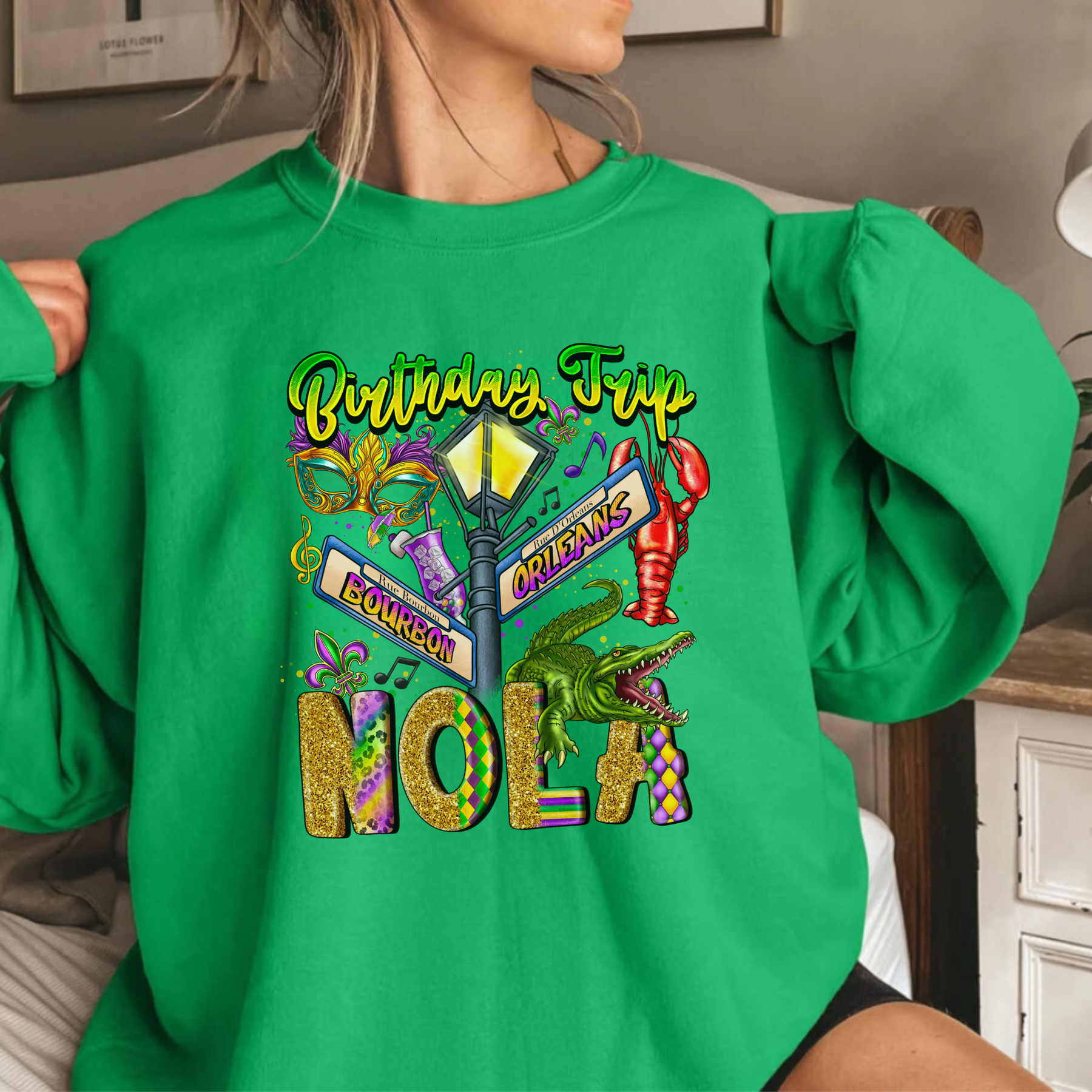 Nola Birthday Squad Shirt - Mardi Gras Gift