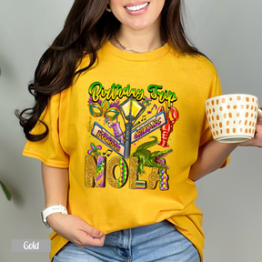 Nola Birthday Squad Shirt - Mardi Gras Gift