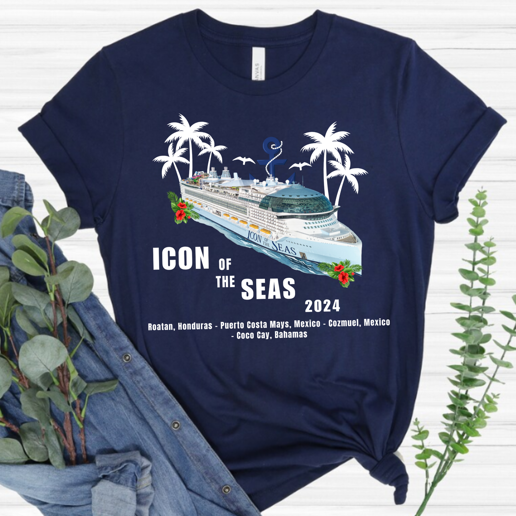 Icon Of The Seas Custom Cruise Shirt - Family Matching Tee