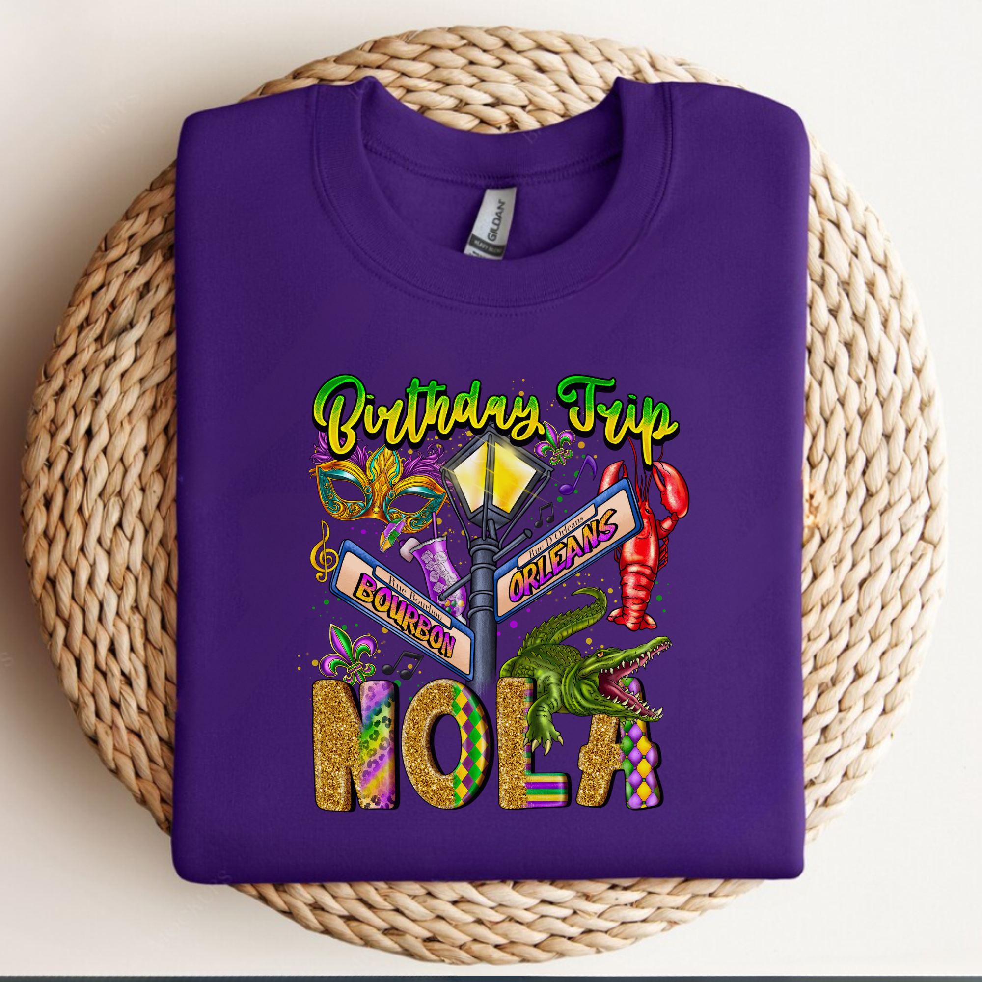 Nola Birthday Shirt - Mardi Gras Gift