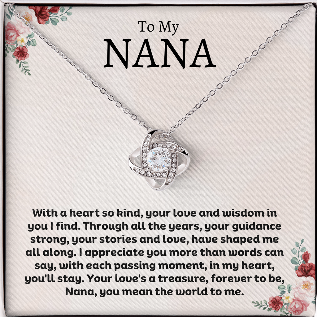 Nana Necklace -  Personalized Nana Christmas Birthday Mother's Day Jewelry