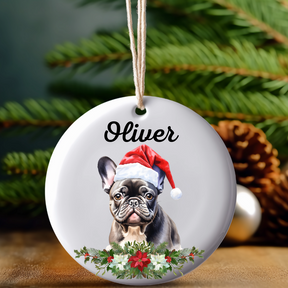 Personalized Dog Breed Ornament With Name - Dog Lover Gift