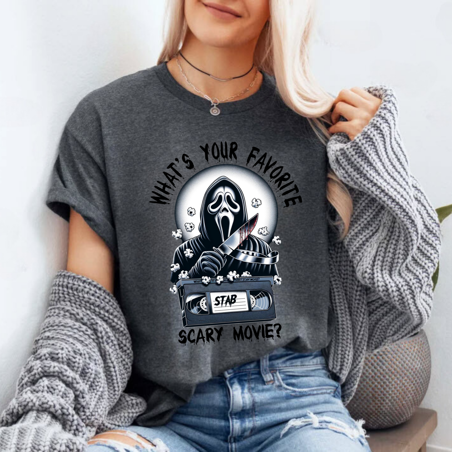 Ghostface T Shirt - Horror Movie Tee