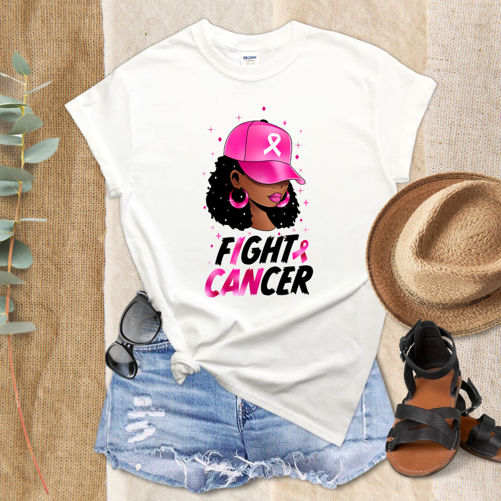 I Can Fight Cancer Shirt - Breast Cancer Awareness