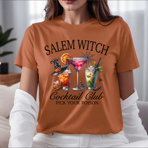 Salem Witch Cocktail Club Salem Witch Shirt For Fall Themed Party Witch Club Shirt It's Spooky Season Yall Salem Witch Sweatshirt Halloween