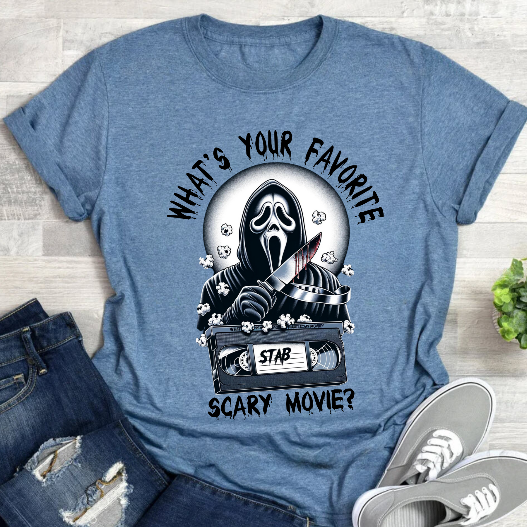 Ghostface T Shirt - Horror Movie Tee