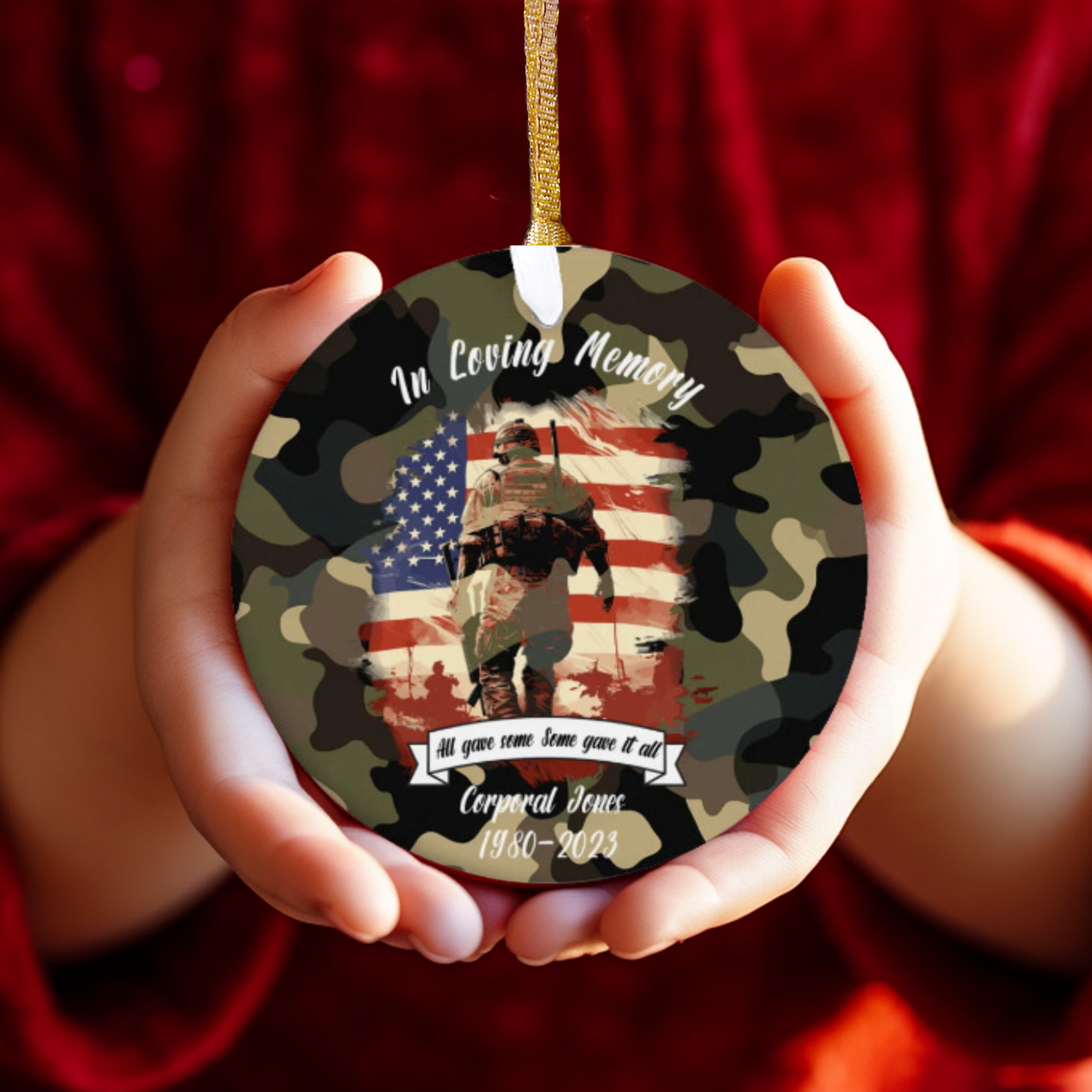 Loss of Loved One - Veteran Personalized Keepsake